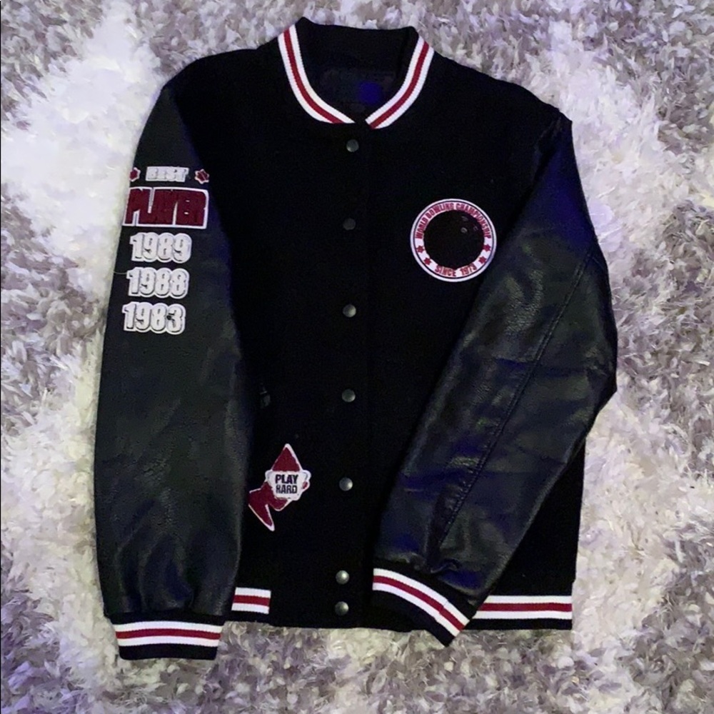 Zara Vintage Bowling Team Bomber